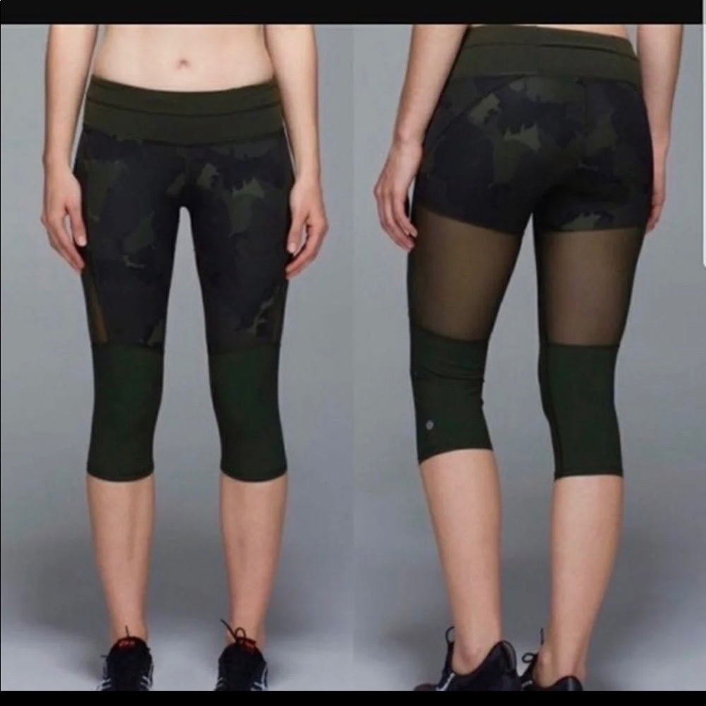 Lululemon Camo Crop
